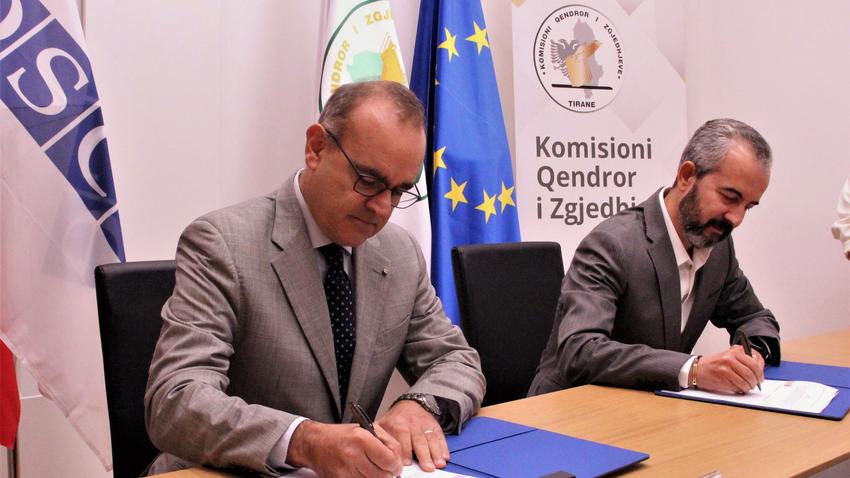 OSCE Presence in Albania, Central Election Commission sign Memorandum ...
