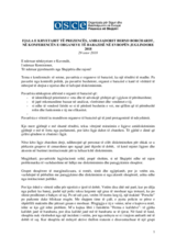 Fjala e Kryetarit të Prezencës në konferencën e Organeve të Barazisë të Evropës Juglindore, 29 tetor 2018