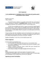 Call for Application for the establishment of a consultative group of civil society organizations, media and academia against environmental crimes in Albania