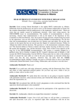 Head of Presence interview with Albanian public broadcaster
