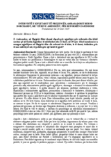 Intervistë e Kryetarit të Prezencës me "Zërin e Amerikës" lidhur me reformën zgjedhore, 14 tetor 2019