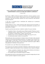 Fjala e Kryetarit të Prezencës në konferencën rajonale për administrimin e gjykatave dhe menaxhimin e çështjeve, Tiranë, 11 nëntor 2019