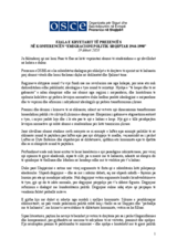 Fjala e Kryetarit të Prezencës në konferencën "Emigracioni politik në Shqipëri 1944-1990", 19 shkurt 2020
