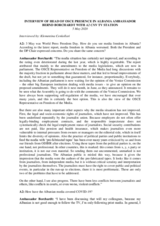 Head of Presence Interview on Media Freedom and Electoral Reform