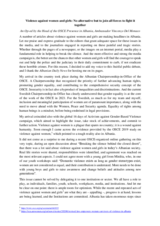 Violence against women and girls: No alternative but to join all forces to fight it together