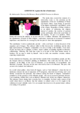 ADDENDUM: Against the fair of intolerance