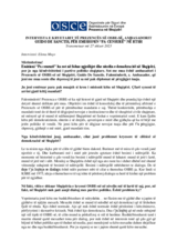 Intervistë e Kryetarit të Prezencës me transmetuesin publik shqiptar RTSH, 27 shkurt 2023