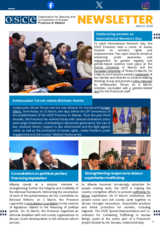 OSCE Presence in Albania Newsletter| March 2026