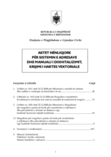 Manual on digitalization of maps (including legal documents on address system)