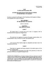 Law on Judicial Power