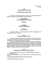 Law on the People's Advocate