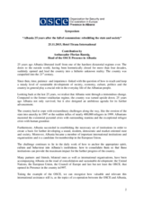 Albania 25 years after the fall of communism: rebuilding the state and society