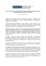 Fjala e Kryetarit të Prezencës në Forumin për Reformën në Drejtësi në Shqipëri, Durrës, 25 nëntor 2015