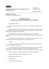 Permanent Council Decision No. 588 Permanent Council Decision No. 588