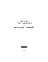 Handbook for probation officers