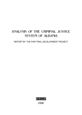 Analysis of the Criminal Justice System in Albania