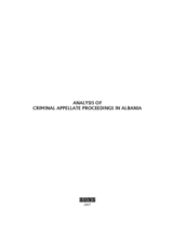 Analysis of Criminal Appellate Proceedings in Albania