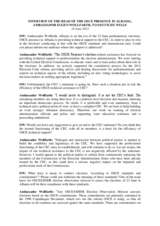 Head of Presence's interview with Deutsche Welle, 14 June 2013