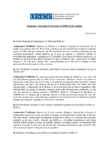 Komentet e Kryetarit të Prezencës për zhvillimet në KQZ, 17 Prill 2013