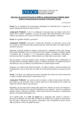 Intervista e Kryetarit të Prezencës dhënë Radios Studentore, Departamenti i Gazetarisë, Universiteti i Tiranes, 15 Prill 2013