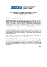 Head of Presence's remarks following a meeting at the Central Election Commission, 13 February 2013