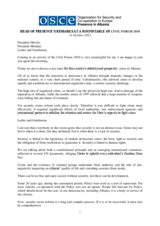 Remarks by Head of Presence at Civil Forum Roundtable on Crime, 31 October 2012