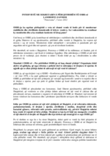 Intervistë me Sekretarin e Përgjithshëm të OSBE-së, Lamberto Zannier, gazeta "Panorama", 5 October 2012