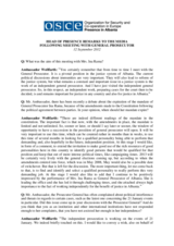 Head of Presence's remarks following meeting with General Prosecutor, 12 September 2012