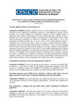 Komentet e Kryetarit të Prezencës pas takimit me kryetarin e Partisë Socialiste, 9 korrik 2012