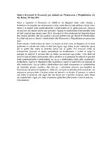 Komente të Kryetarit të Prezencës, Ambasadorit Eugen Wollfarth, para medias pas takimit me Prokuroren e Përgjithshme, 20 Maj 2011