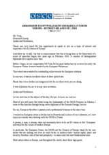 Speech delivered by Head of Presence, Ambassador Eugen Wollfarth, at 'Europe - between me and you' Forum, Fier, 2 March 2011