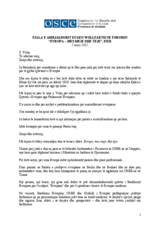 Fjala e mbajtur nga Kryetari i Prezencës, Ambasadori Eugen Wollfarth, në Forumin "Evropa - mes meje dhe teje", Fier, 2 Mars 2011