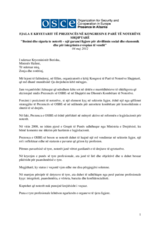 Fjala e Kryetarit të Prezencës në kongresin e parë të noterëve shqiptarë, 4 maj 2012