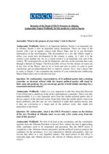 Head of Presence remarks to the media following a meeting with Durres Mayor, 24 April 2012