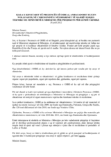 Fjala e Kryetarit të Prezencës në ceremoninë e nënshkrimit të Marrëveshjes Teknike me Ministrinë e Mbrojtjes, 16 prill 2012