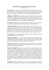 Head of Presence interview, 28 February 2012