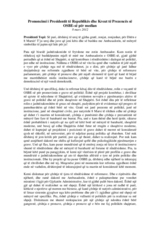 Prononcimi i Kryetarit të Prezencës dhe Presidentit të Shqipërisë me rastin e Ditës Ndërkombëtare të Gruas, 8 mars 2012