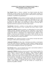 Head of Presence interview, 28 February 2012