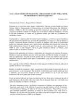 Fjala e Kryetarit të Prezencës në mbledhjen e "Biznes Albania"