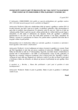 Remarks by Head of Presence, Ambassador Eugen Wollfarth, to media, 15 August 2011