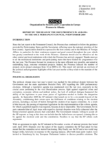 Report by the Head of the Presence in Albania to the OSCE Permanent Council, 9 September 2010