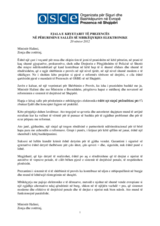 Fjala e Kryetarit të Prezencës në përurimin e sallës së mbikëqyrjes elektronike të të dënuarve, 20 nëntor 2012