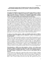 Interview with the Head of Presence in Albanian Daily News, 7 September 2010 (sq)