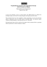 Court decision for emergency protection order