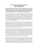 Interview given by the Head of the OSCE Presence in Albania, Ambassador Robert Bosch, to Shqip, 1 September 2008.