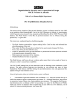 Pre-trial detention situation survey