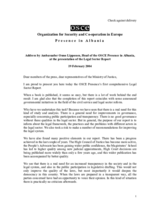 Address by the Head of the OSCE Presence in Albania