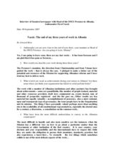 Interview with Head of Presence