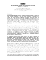 Semi-annual OSCE report on activities in Albania