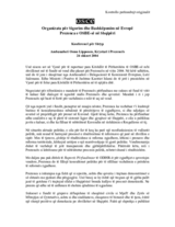 Address by the Head of the OSCE Presence in Albania (sq)